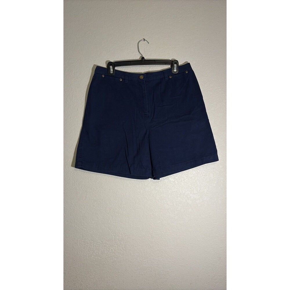 Jones New York Sport Navy Blue Twill Chino Shorts 14